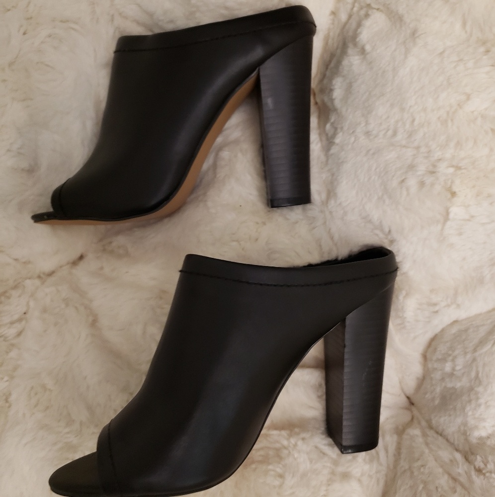 Black high heels
